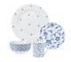 Dish Set China Dishes 16 Piece Dinnerware Set Mismatched Dish Sets Floral NEW