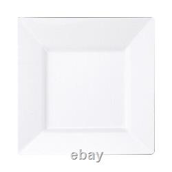 Disposable Plastic Dinnerware Set Party Package Standard Square Design Plates