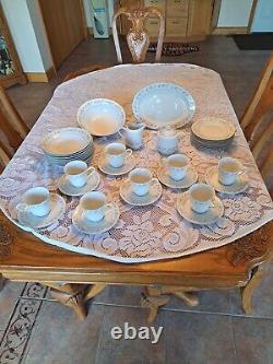 Dynasty Fine China Vintage Rapture Pattern Dinnerware 36 Piece Grouping