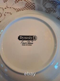 Dynasty Fine China Vintage Rapture Pattern Dinnerware 36 Piece Grouping