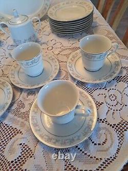 Dynasty Fine China Vintage Rapture Pattern Dinnerware 36 Piece Grouping