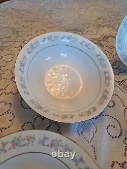 Dynasty Fine China Vintage Rapture Pattern Dinnerware 36 Piece Grouping