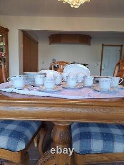 Dynasty Fine China Vintage Rapture Pattern Dinnerware 36 Piece Grouping