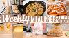 Easy Budget Friendly Weekly Meal Prep Recipes Large Family Meals Whats For Dinner Freezer Meals