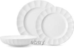 Eater x Zwiesel Fortessa Parasol Bone China, 12 Piece Dinnerware Set Service