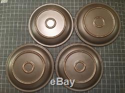 Edith Heath Ceramics BROWN AND WHITE Dinner Plates Bowels and Bread Plates