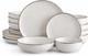 Elegant 16-Piece White Ceramic Dinner Set for Everyday Dining & Gifting