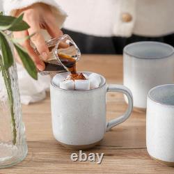 Elegant 22-Piece White Stoneware Dinnerware Set for Home & Kitchen