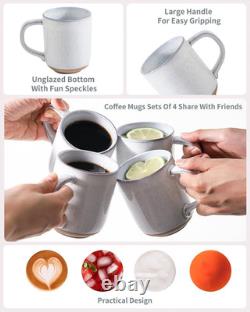 Elegant 22-Piece White Stoneware Dinnerware Set for Home & Kitchen