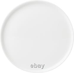 Elegant 24-Piece White Coupe Dinnerware Set for 8 Modern Design