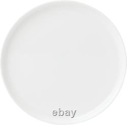 Elegant 24-Piece White Coupe Dinnerware Set for 8 Modern Design
