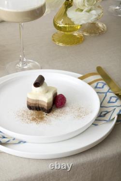 Elegant 24-Piece White Coupe Dinnerware Set for 8 Modern Design