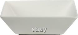 Elegant 30 Pc Square Dinnerware Set Cream White Elegant 30 Pc Square Dinnerware Set Cream White