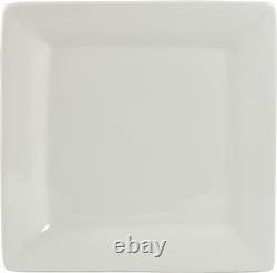 Elegant 30 Pc Square Dinnerware Set Cream White