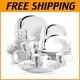 Elegant 30-Piece Porcelain Dinnerware in White with Stripes