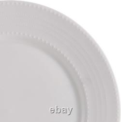 Elegant 40-Piece Chip-Resistant Dinnerware Set for 8 with Platter & Bowl