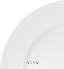 Elegant 40-Piece Chip-Resistant Dinnerware Set for 8 with Platter & Bowl