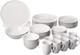 Elegant 52-Pc White Coupe Dinnerware Set, Service for 8, Perfect for Any Occasio