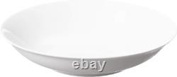 Elegant 52-Pc White Coupe Dinnerware Set, Service for 8, Perfect for Any Occasio