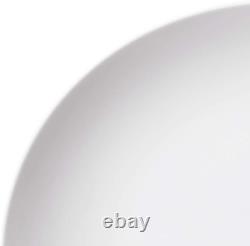 Elegant 52-Pc White Coupe Dinnerware Set, Service for 8, Perfect for Any Occasio