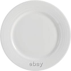 Elegant Annabelle 40-Piece Bone China Dinnerware Set for 8 Lightweight Design