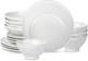 Elegant NENDO 16-Piece White Stoneware Dinnerware Set by Mercer Project