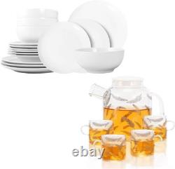 Elegant Tea and Dinnerware Set for Stylish Entertaining