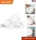Elegant Winter Frost White 18-Piece Dinnerware Set Microwave & Dishwasher Safe