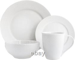 Elle Décor 16-Piece Round Dinnerware Set Perfect Gift for Any Occasion