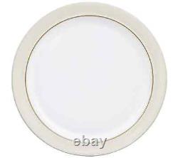 England Denby Natural Canvas 12 Piece White Dinnerware Set NEW 4 placesettings