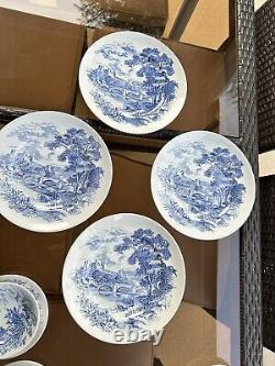 Enoch Wedgwood Countryside 20-Piece Bone China Dinner Set Service for 4