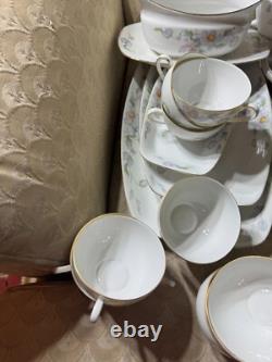 Epiag Czechoslovakia Floral Tableware Place Setting For 12 (88 pieces) READ