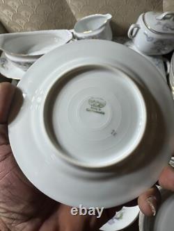 Epiag Czechoslovakia Floral Tableware Place Setting For 12 (88 pieces) READ
