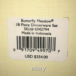 Estate Lenox Butterfly Meadow Dinner China Ware Plates Mug Set $ 354 Rl