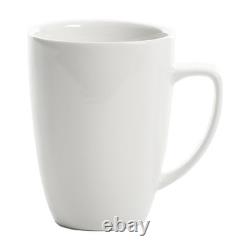 Everyday Square 8 Place Dinnerware Set Dishwasher Microwave Safe Fine Ceramic US