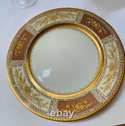 FANCY Mikasa Fine China Dinnerware Pompadour Taupe, 4 Place Settings (20 pcs)