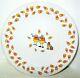 FIESTA HALLOWEEN CANDY CORN TRICK OR TREAT Luncheon Plate 9 EXTREMELY RARE