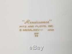 FITZ & FLOYD RENAISSANCE Serving for TWELVE 1978 Dinnerware Set 62 PIECES