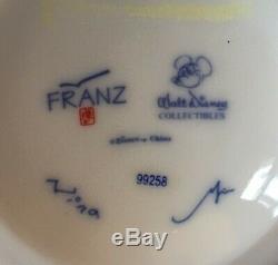 FRANZ Walt Disney Snow White Teapot & Cup withSaucer & Spoon / Full 4- Piece Set