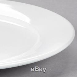 FULL CASE Commercial BRIGHT WHITE Restaurant China Dinner Plate Porcelain Set