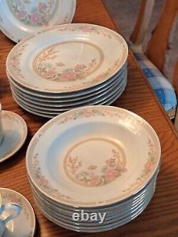 Fairfield Porcelain Dinnerware Pattern Symphony Butterfly Floral 45 Pieces