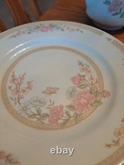 Fairfield Porcelain Dinnerware Pattern Symphony Butterfly Floral 45 Pieces