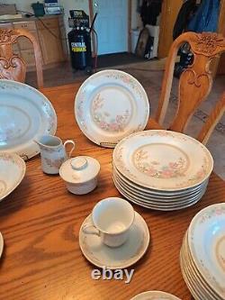 Fairfield Porcelain Dinnerware Pattern Symphony Butterfly Floral 45 Pieces