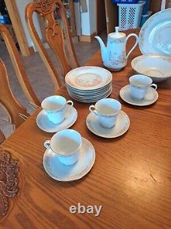 Fairfield Porcelain Dinnerware Pattern Symphony Butterfly Floral 45 Pieces