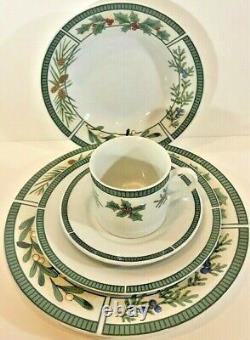 Fairfield Wintergreen Fine China 37 Piece Service Dinnerware Set for 6