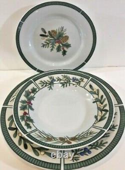 Fairfield Wintergreen Fine China 37 Piece Service Dinnerware Set for 6