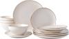 Famiware Plates and Bowls Sets for 4, 12 Pieces Stoneware Dinnerware Sets, Dishe