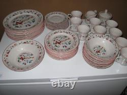 Farberware White Christmas 1995 Holiday 44 Piece Set #391 signed DINNERWARE NEW Farberware White Christmas 1995 Holiday 44 Piece Set #391 signed DINNERWARE NEW