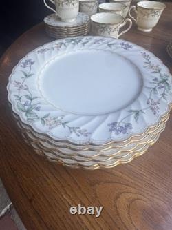 FarberwareWhiteChristmas'95 Dinnerware Set 41-pc Katherine Bukovskiy Mugs Bowls