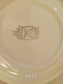 Federalist Ironstone white dinnerware set 4238